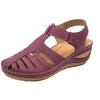 New Retro Summer Wedge Heel Closed-Toe Sandals for Women