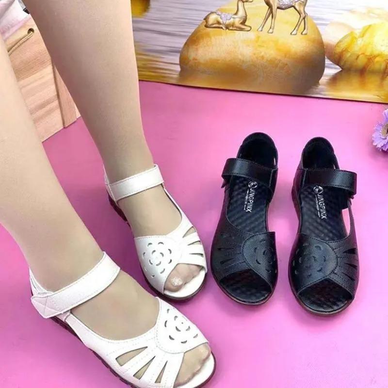 Fashion 2024new Shoes Women Sandals Premium Mid Heels Platform    Orthopedic Party Plus Size