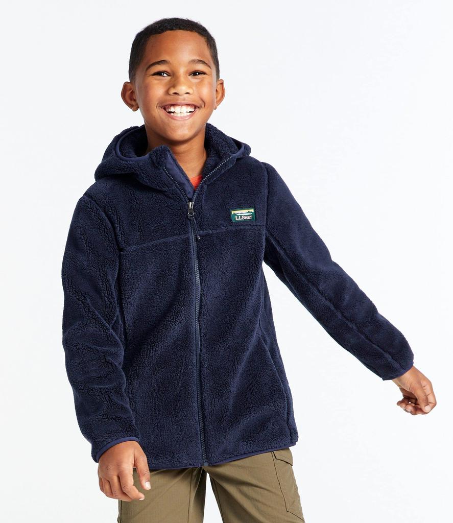 High Pile Big Muted 1000084591 L.L.Bean Kids' Fleece, Kids, XL, Purple,