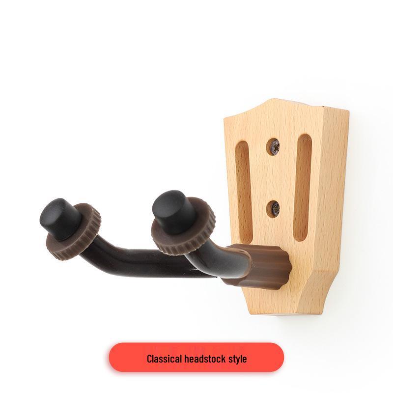 Beech Wood Guitar Headstock Wall Hanger for Ukulele & Classical Guitar Accessories