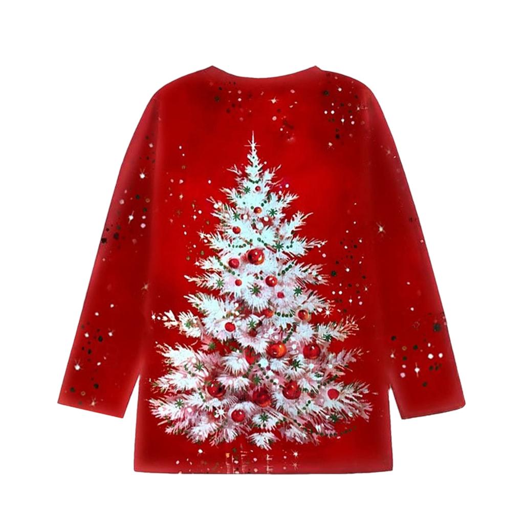 3/4 Sleeve Tops For Women T-Shirt Casual Print Tops T Shirt Round Neck Pullover Blouse