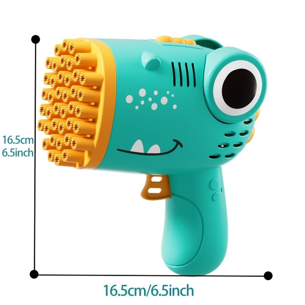 40 Holes Dinosaur Bubble Gun, Outdoor Bubble Machine Toys, Handheld Outdoor Bubble Gun Toys Seaside And Beach Accessories