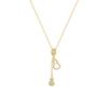 Luxury Full Crystal Fringe Gourd Necklace For Women Elegant Versatile Fashion Jewelry