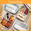 Stainless Steel Lunch Box For Students With Multiple Compartments And Antislip Design For School And Office Use