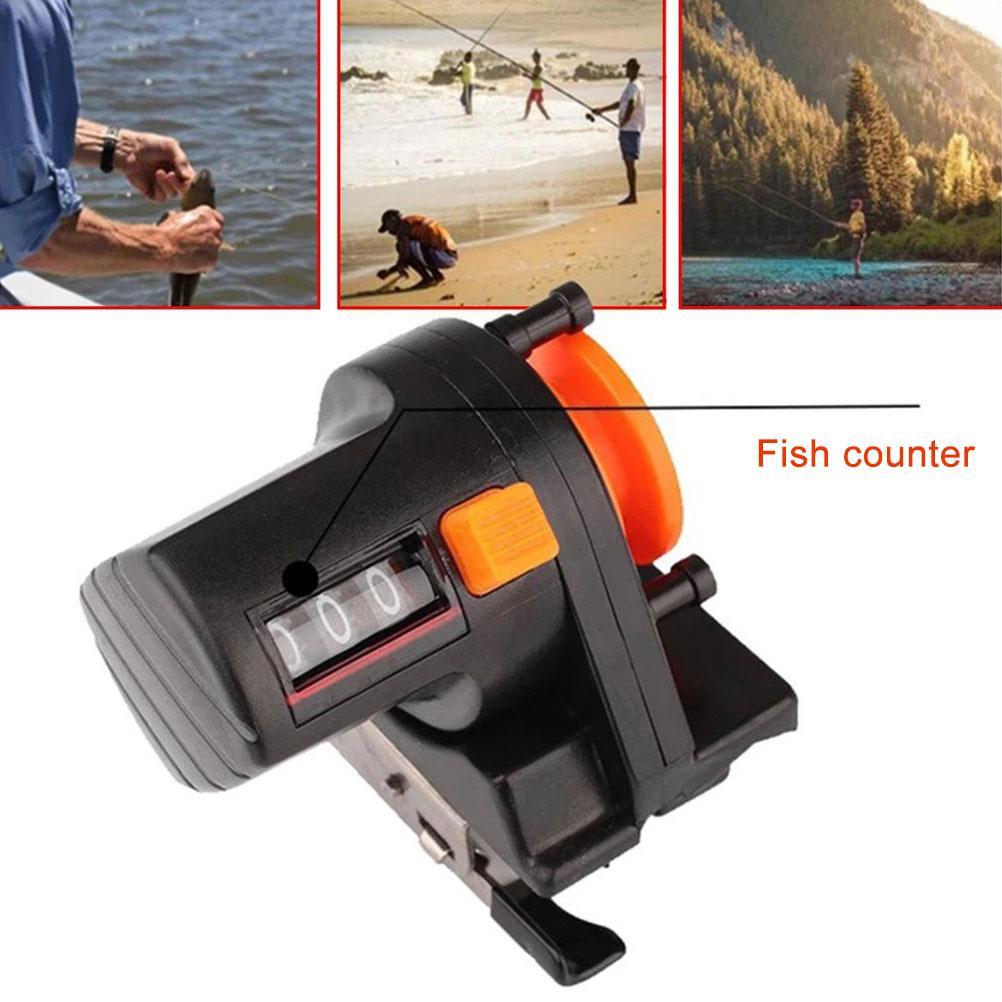 Line Counter for Sea Fishing 0 999m Portable Fishing Finder Line Length Depth Gauge Line Counter Fishing Line Counter чёрный
