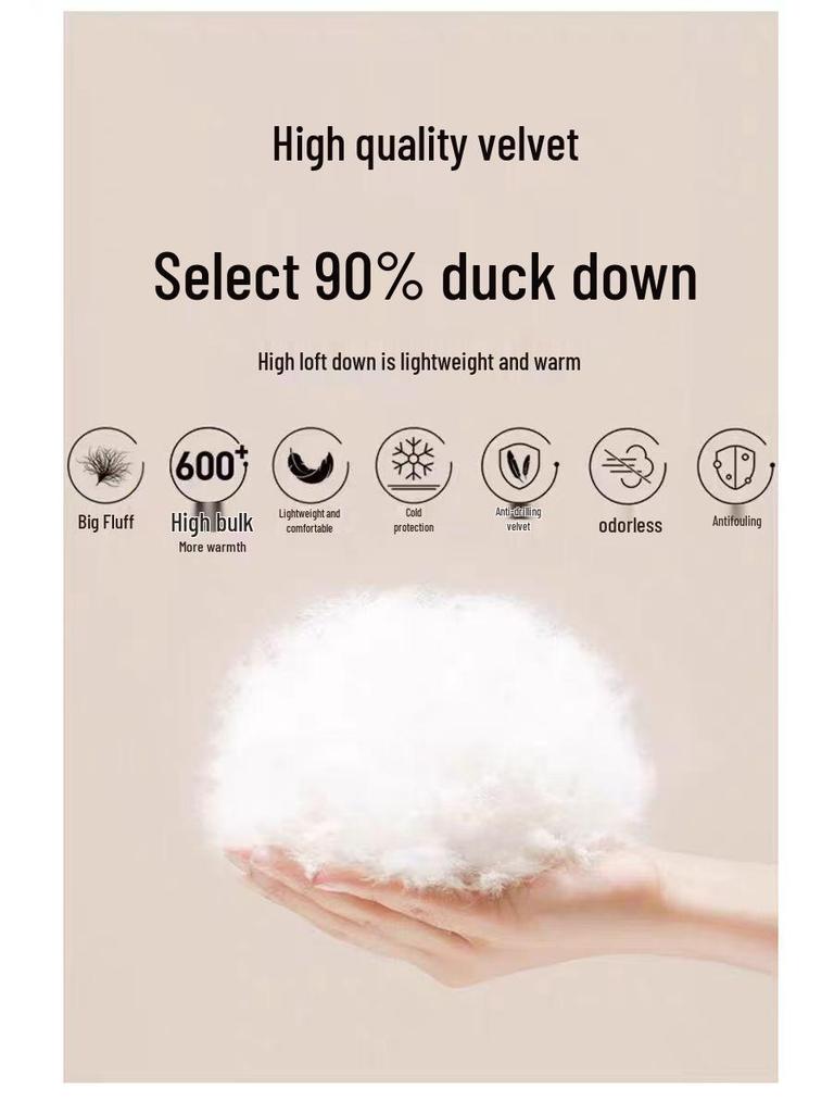 2025 Kids' Winter Hooded Down Jacket - 90% White Duck Down