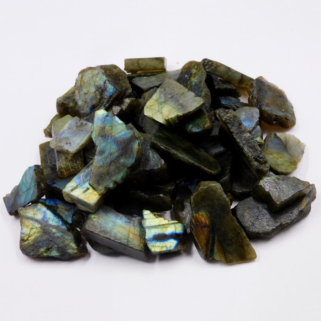 189.7 Ct Natural Labradorite UnCut Rough Huge Loose Gemstone Lot