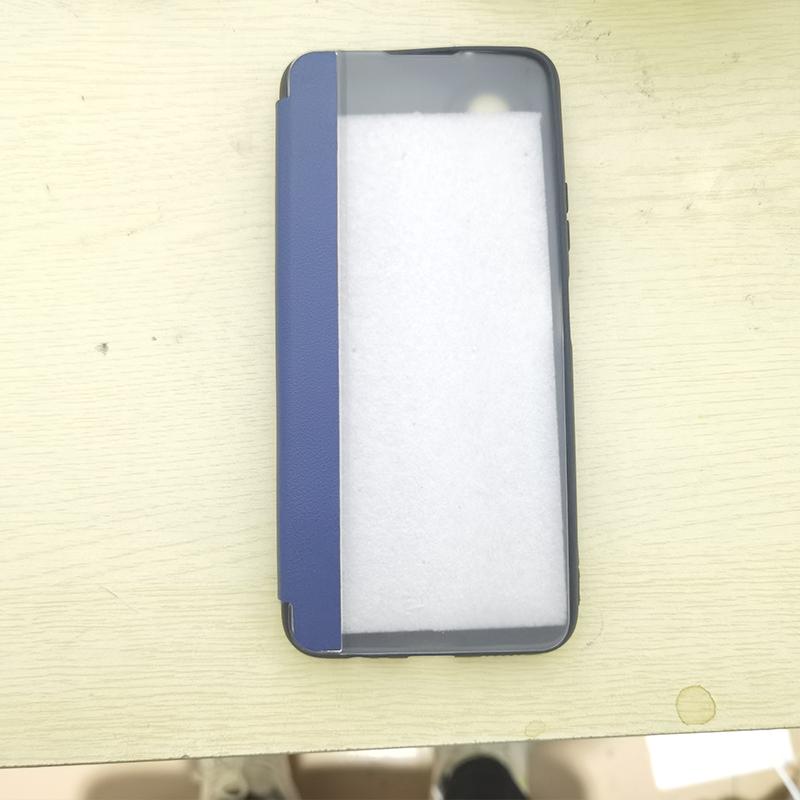 Flip Case For Vivo X200 Pro Mini X200Pro Cases Luxury Clear View Window Leather Cover for Vivo X200 Pro Phone Case X 200 Fundas Vivo X200 Pro Mini синий