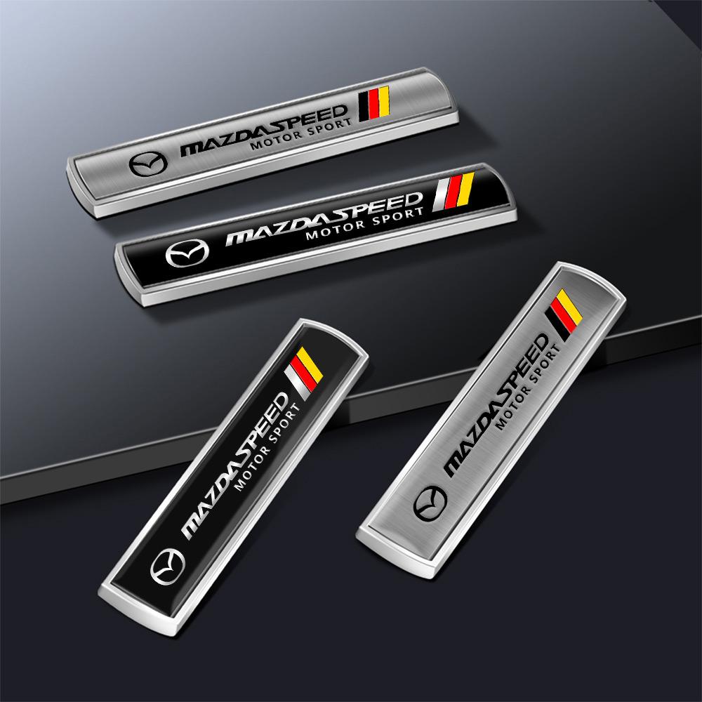 Car Metal Emblem Car Body Fender Trunk Decoration Stickers Accessories For Mazda 3 Alexa Atenza CX-30 CX30 CX5 CX-5 CX8 CX9 CX4 h5