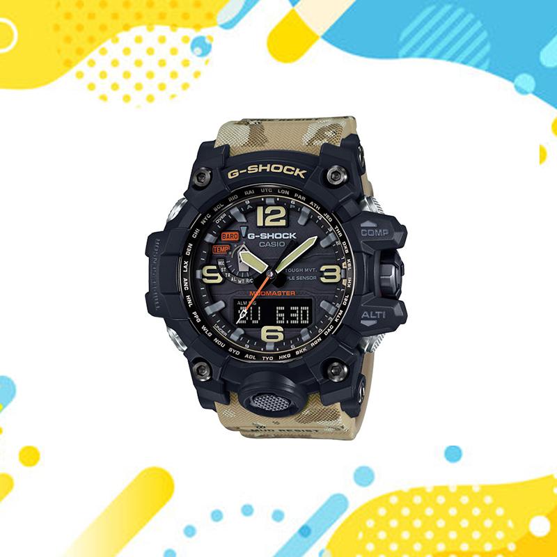 Casio 200m Waterproof Ins Quartz Movement Resin Strap Japanese and Korean Watch Men's Watch Black Dial GWG-1000DC-1A5DR