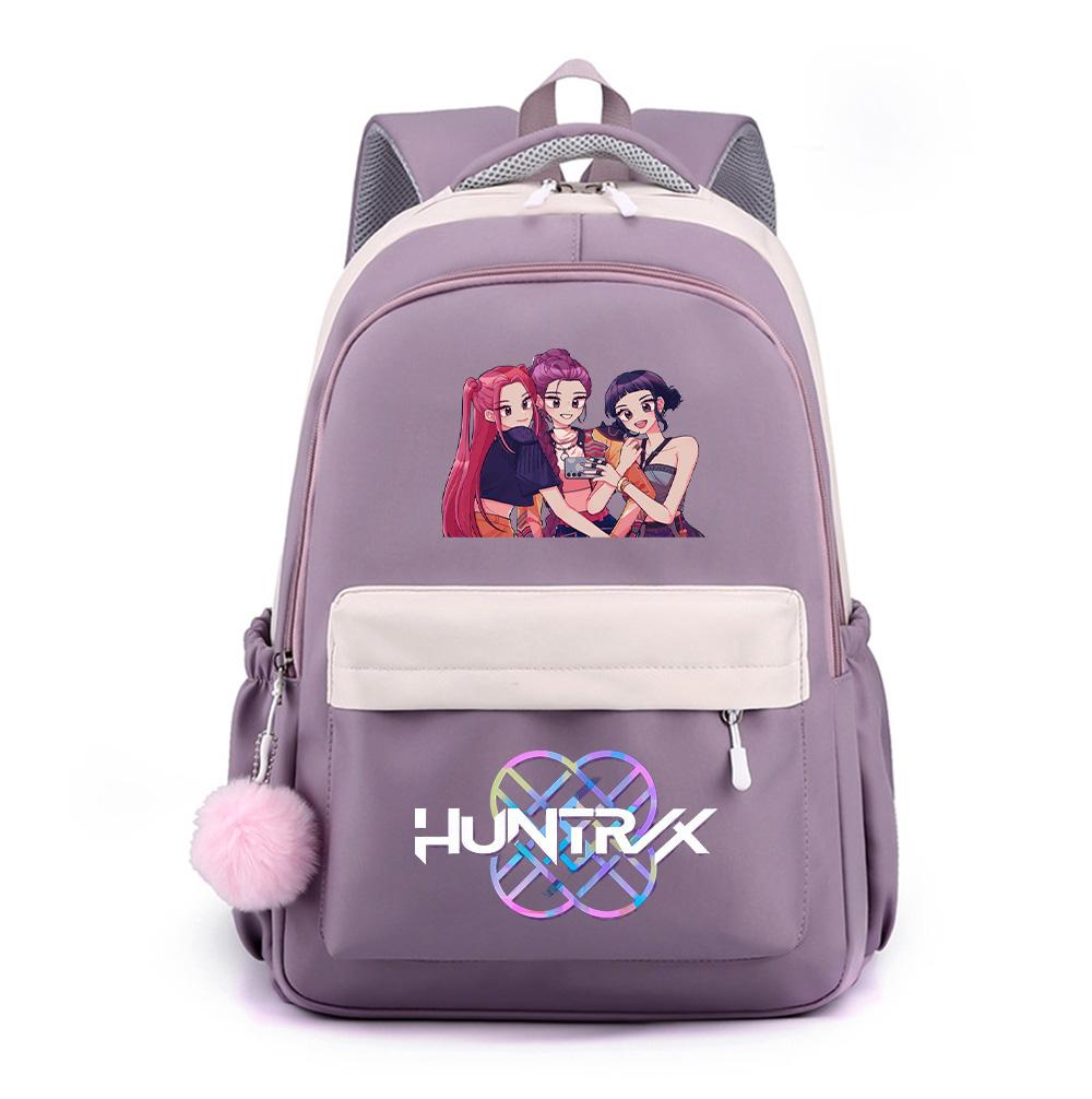 Niedlicher Anime K-Pop bedruckter Rucksack mit großer Kapazität für Teenager, Studentin, Student, Schulranzen, Büchertasche, Kindergeschenk, Damen, wasserdichte Reisetasche, Mochila