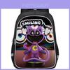 Stylish Catnap Poppy Playtime Backpack For Students Cartoon Print Dual Straps