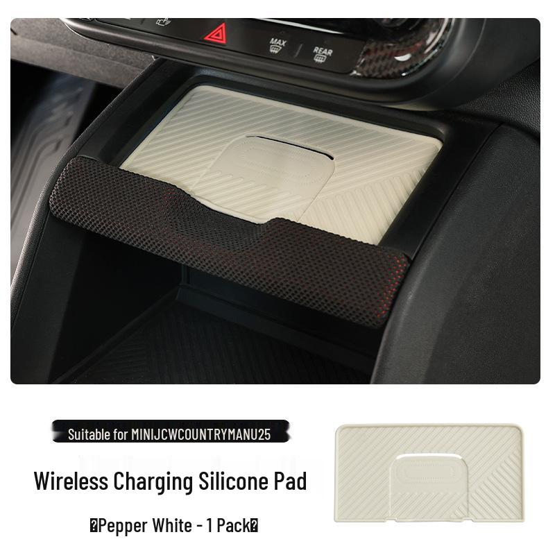 BMW Mini JCW Countryman Silicone Center Console Mat & Cup Holder Decor
