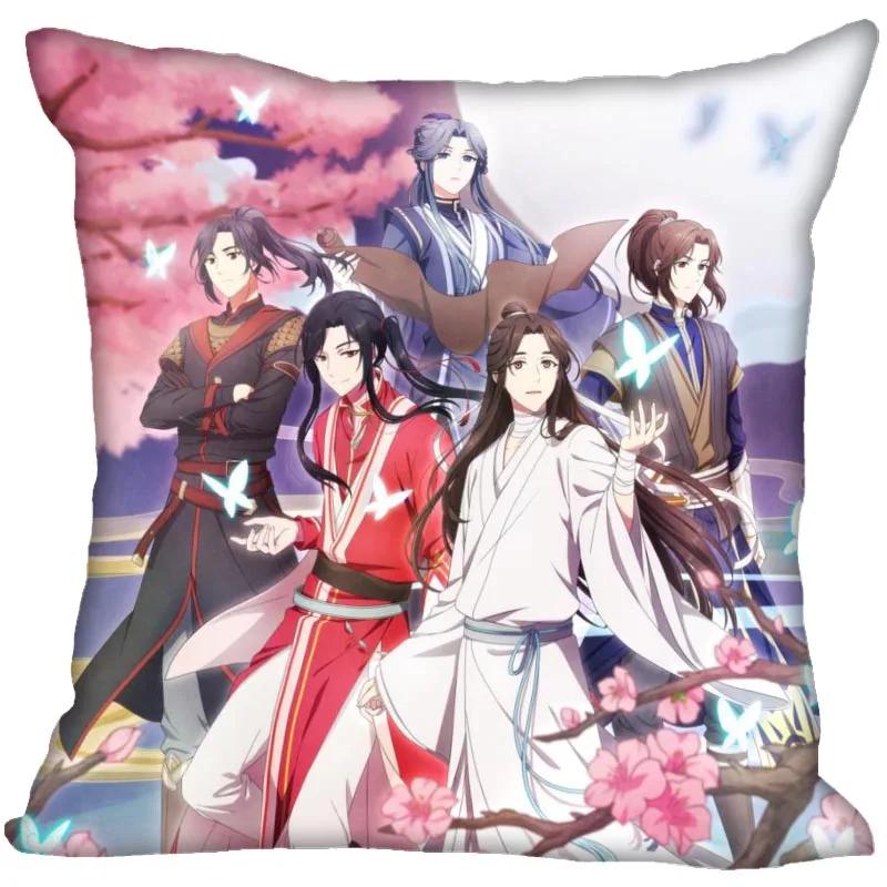 New Arrival Tian Guan Ci Fu Pillow Cover Bedroom Home Wedding Decorative Pillowcase Square Zipper Pillow Cases Soft No Fade 0913