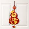 Red New Years Decoration Chinese Style Horse Year Hanging Ornaments  Living Room