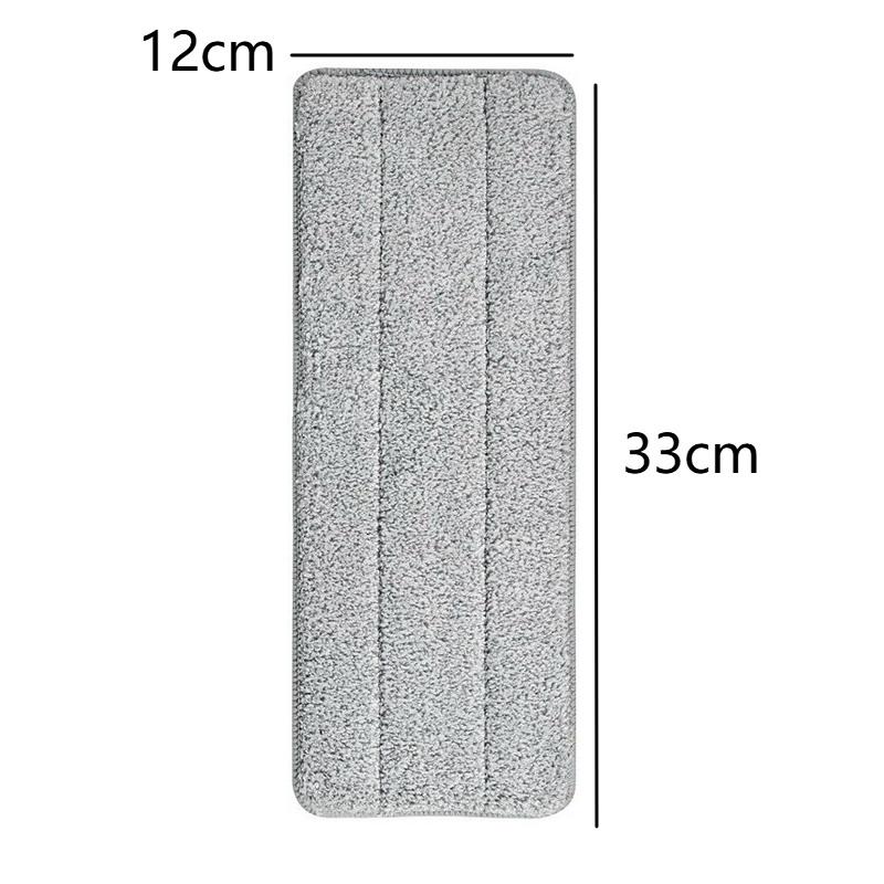 4/8Pcs Microfiber Mop Pad Washable Reusable Soft High Water Absorption Replacement Mop Head For Spray Mop Dust Mop Household