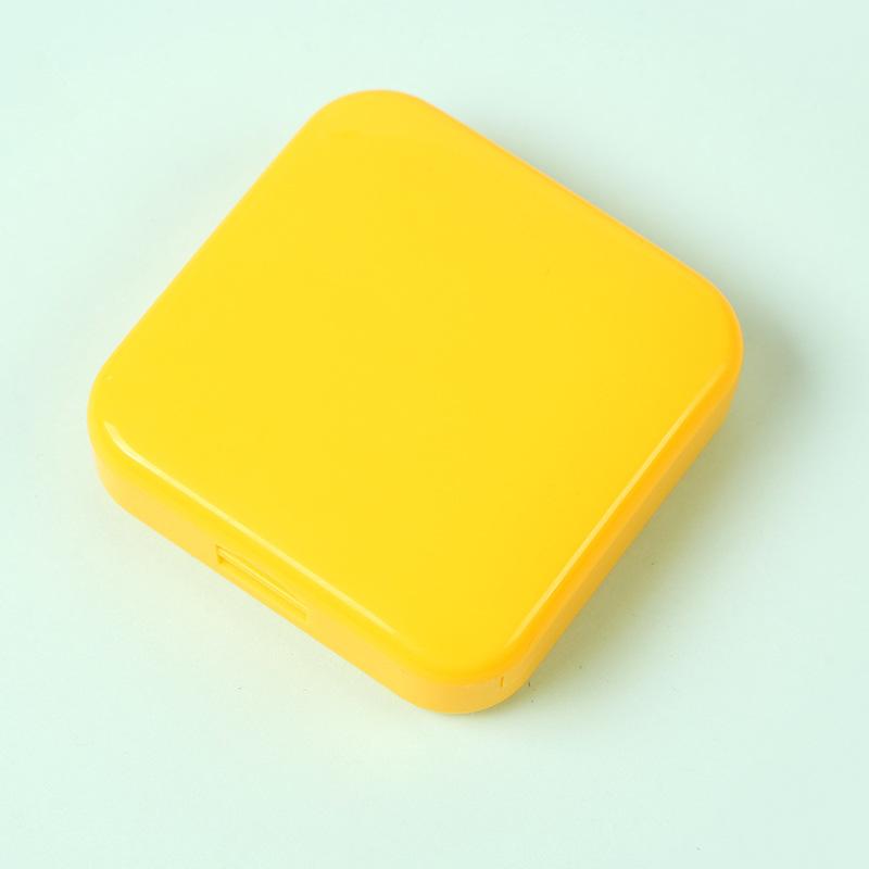 Mini Portable AM PM Pill Organizer Daily 2 Times Pill Case Travel Pill Box 2 Compartment Easy Open Vitamin Container for Pills
