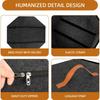 Spacious Foldable Travel Hat Organizers For Women With Heavy Duty Zippers And Reinforced Cardboard Base