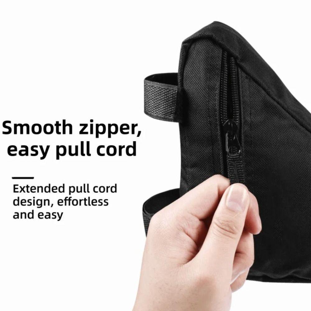 Polyester Bike Beam Hanging Bag Storage Saddle Frame Pouch  Cycling Outdoor Sports