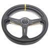 15inch 360mm Racing Flat Steering Wheel Auto Universal  Leather Simulated Racing Game Steering Wheel