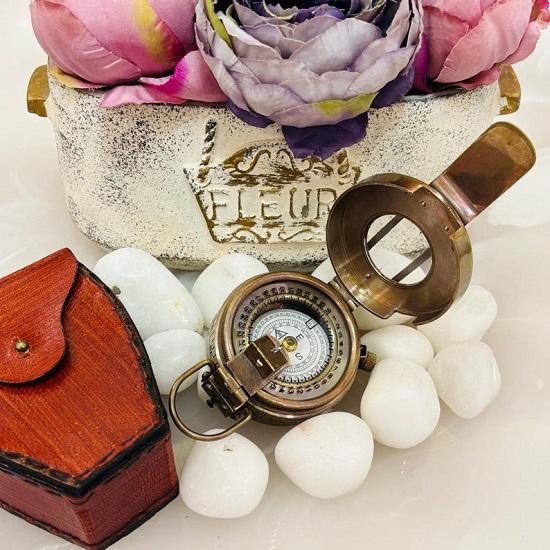 

Латунный военный компас времен Второй мировой войны, карманный компас и британский морской призматический компас