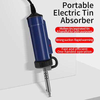 BBT-580 Automatic Desoldering Machine AC 110V/220V Electric Desoldering Gun 30W with 3 Suction Tip for Tin Removal and Soldering