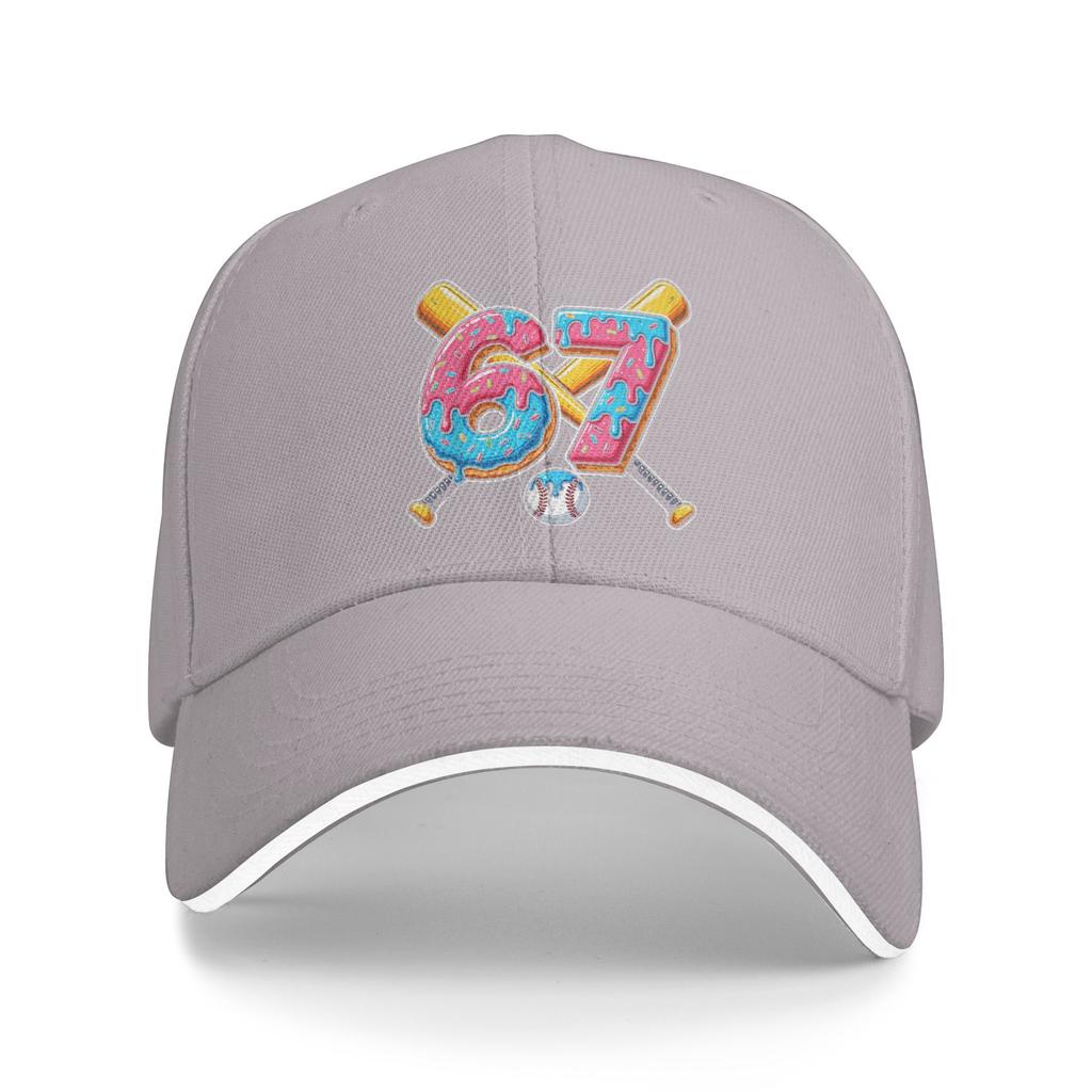 6 7 Drip Gelato Baseball Meme Giocatore 67° Compleanno Berretto da Baseball Sport all'Aperto Dropshipping Cappellino Trucker Uomo Berretto Snapback