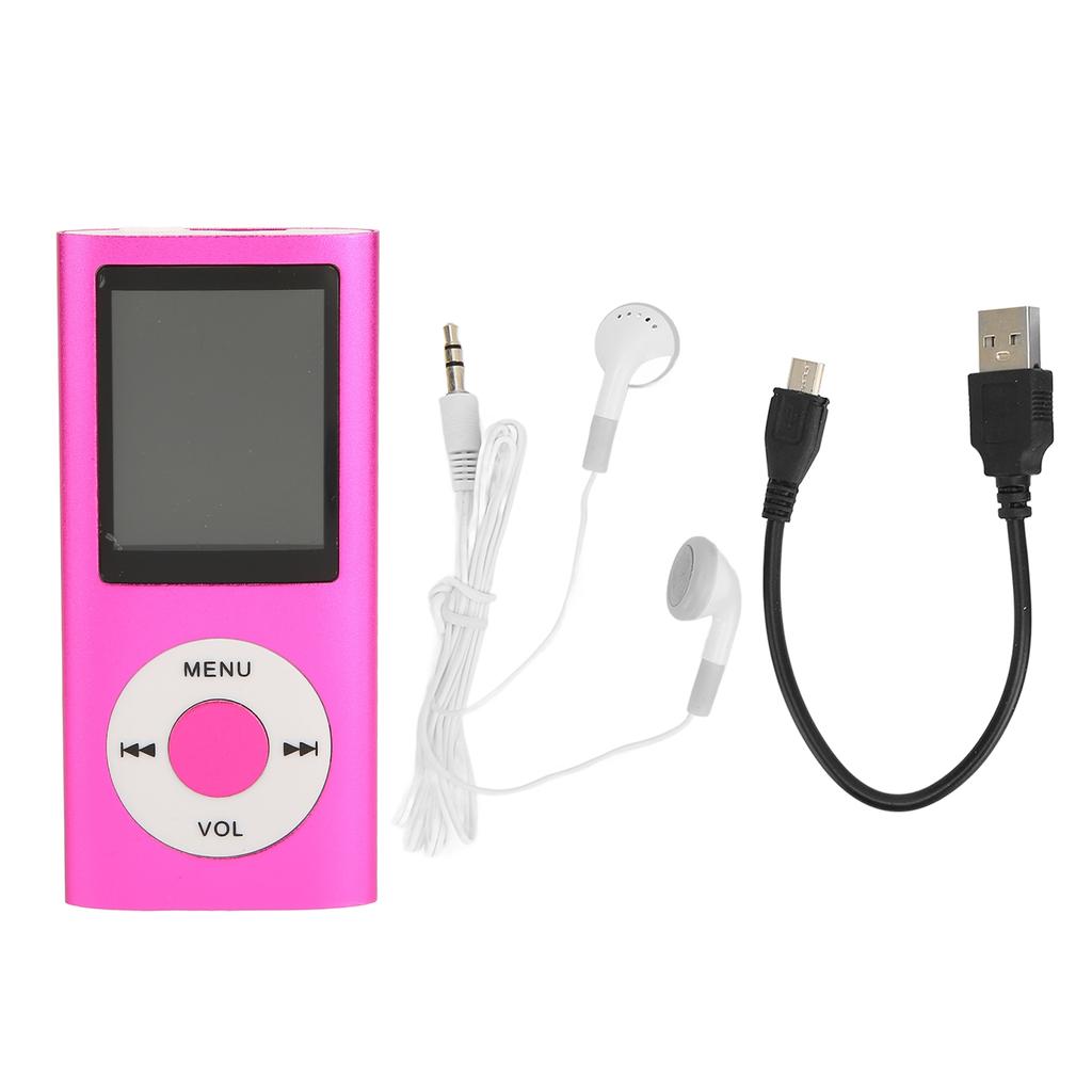 1.8in Player Support Memory Card Ultra Thin LCD MP3 Player with Bluetooth for Students Running Walking