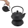 Cast Iron Kettle Set 800ml Energy Saving Cast Iron Highly Durable Luxurious Cast Iron Teapot with