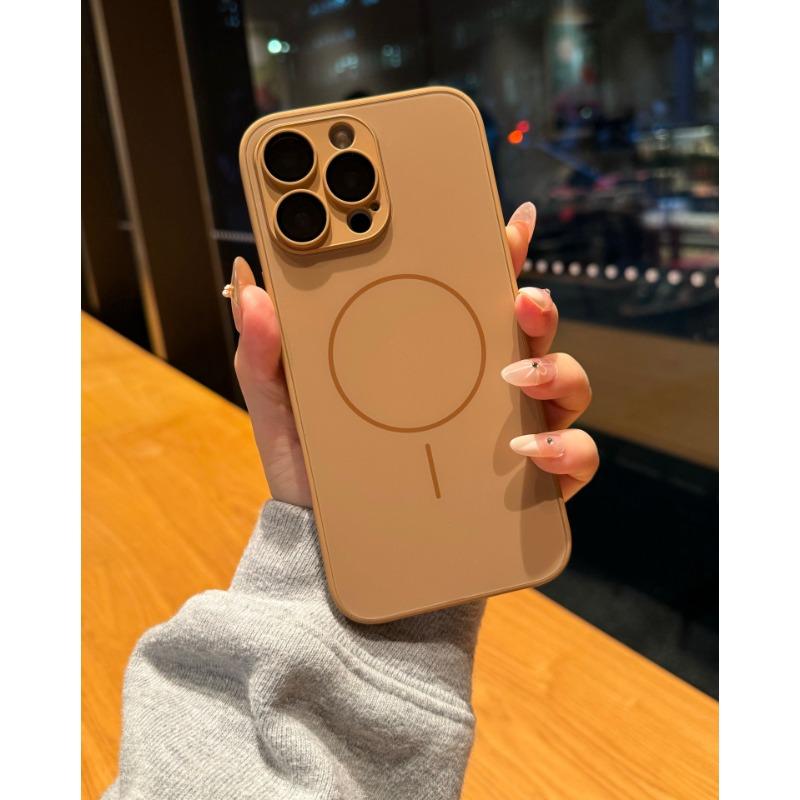 Applicable To IPhone 16 Matte AG Magnetic Suction Phone Case Apple 15 ProMax Full Pack Hard Shell 14 Anti Fall Protection Case