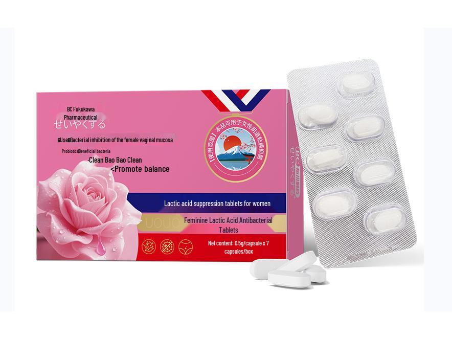 

Женские антибактериальные таблетки для вагинального ухода с молочной кислотой для послеродовой и гинекологической гигиены
