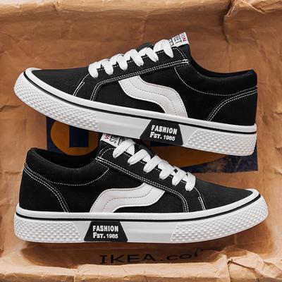 Heren lente nieuwe ademende veelzijdige skateboard schoenen heren zachtzool casual sport trend mode canvas schoenen