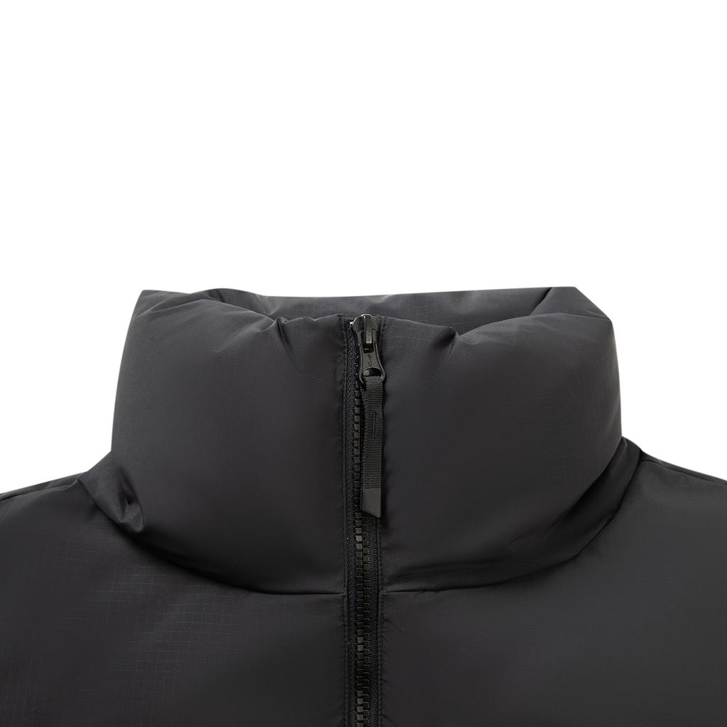 Li-Ning Sports Lifestyle Series Letter Comfortable Simple Zipper Stand Collar Casual Down Jacket Unisex Outerwear AYMV431-9