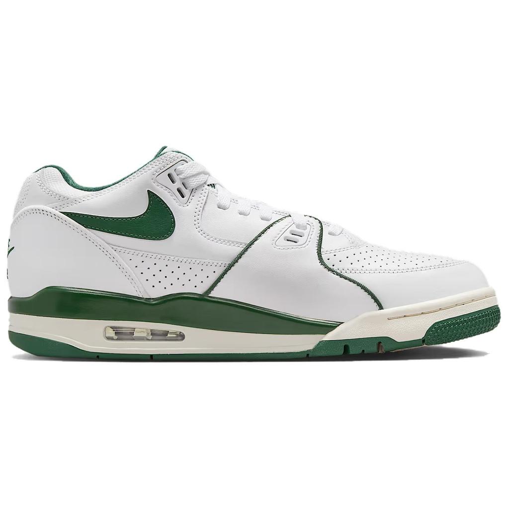 Nike Air Flight 89 Low Pohodlné Odolné Nízké Retro Basketbalové Boty Pánské tenisky Bílá Zelená HJ4484102