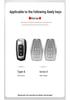 Geely Car Key Case for Emgrand GS, Boyue, X3, Vision X6, King Kong X1, Borui with Leather Buckle.