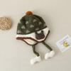 Winddichte Kinder-Beanie-Mütze Korallenfleece Säuglings-Kleinkind-Mütze Hübsliche Baby-Ohrenschutzmütze Outdoor