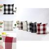 Lattice Cotton Linen Throw Pillow Case Cushion Cover With Premium Quality Material