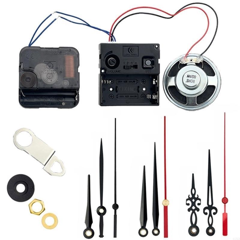 62KD DIY Quartzs Clock Mechanism Set Battery Powered Motor Replacements 12888 Clock Movement for Wall Clocks for Hobbyists