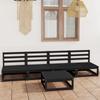 Garden Furniture Set 5 Pcs Solid Pine Wood
