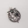 Natural Labradorite Gemstone 925 Sterling Silver Handmade Jewelry Pretty Necklace Pendant 1.9" For Women CP-44-32