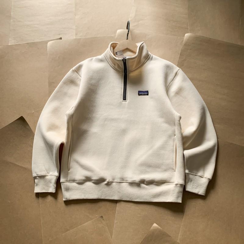 High-Quality Mens Half-Zip Stand Collar Sweatshirt Trendy Casual Couple Outerwear