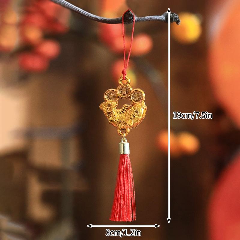 2025 Spring Festival Lantern Pendant Chinese New Year Ornaments Party Hanging Decor Bonsai Pendants Lunar New Year Decoration