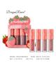 Dragon Ranee Velvet Matte Lip Glaze Set Non-fading Non-stick Cup Fruit Makeup Lip Gloss Four Mini Boxes