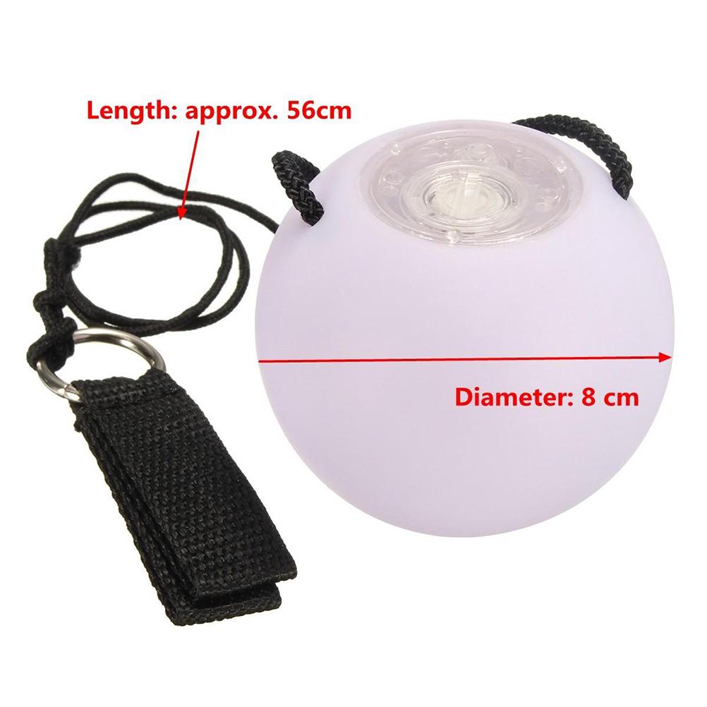 Pro LED Multi-Colored Glow POI Thrown Balls Light Up For Belly Dance Hand Props