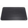 Meat Fruit Fast Defrosting Plate Food Grade Natural Safe and Odorless Defrosting Tray Recess Design for Liquid Drainage