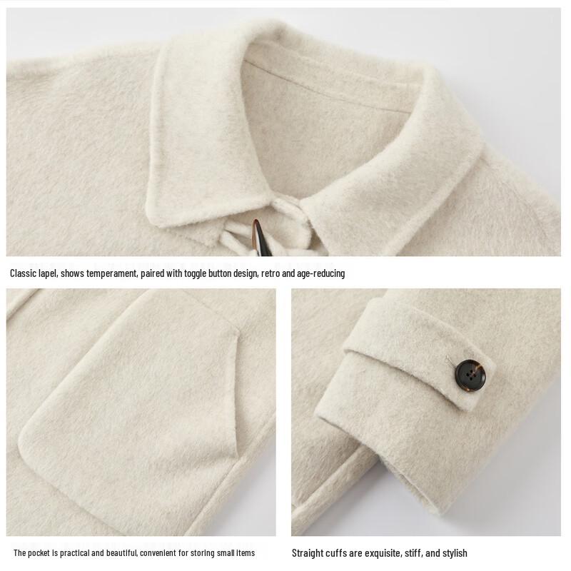 FivePlus Women's Retro Wool Blend Long Coat