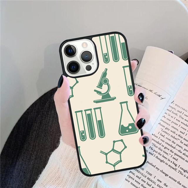 Biology and Chemistry Phone Case Cover For iPhone 17 Air 15 16 14 13 12 Pro Max 11 Pro Max Plus Coque Shell