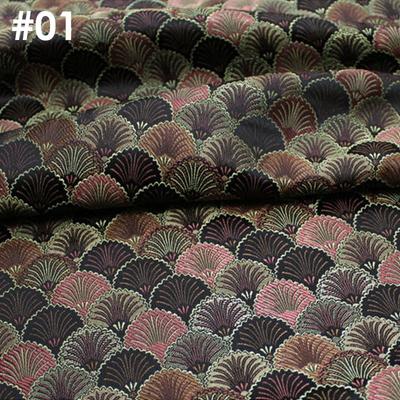 50/100/200cm Chinese Style Brocade Jacquard Fabric Satin Fabric For DIY Hanfu Cheongsam Baby Clothes Tibetan Mongolian Robe