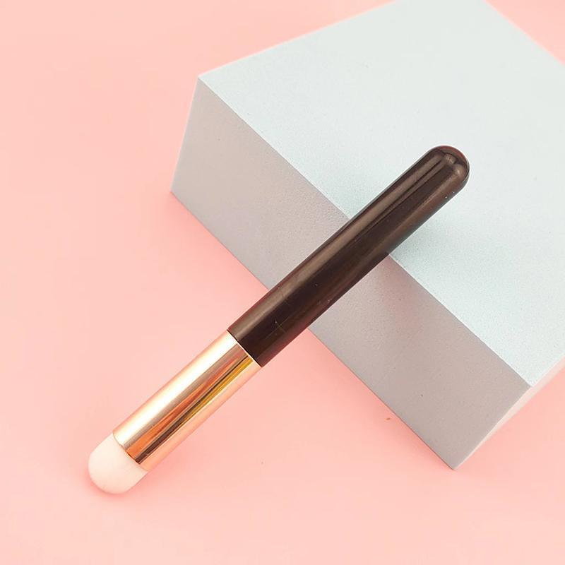 Lip Brush, Round Head, Portable, Lip Beauty Tool, for Lipstick and Concealer, Spot Brush, Mini SizeMakeup