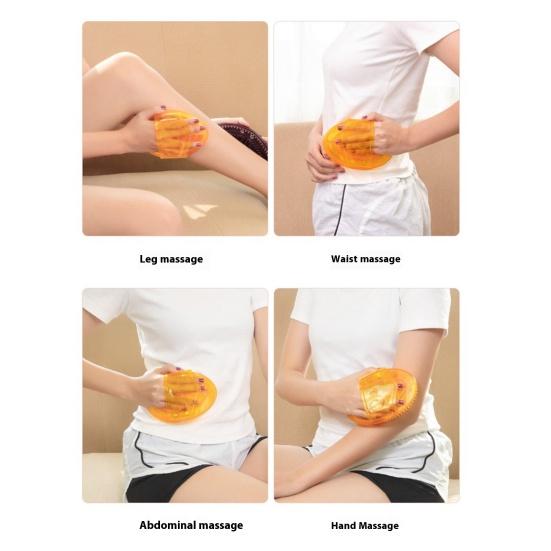 Meridian Massage Brush Handheld Full Body Massage Brushes with Round Bristles Neck Pain Relief Tool for Promotes Blood Flow And Muscle Relaxation